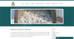 Desktop Screenshot of capricornmineral.com